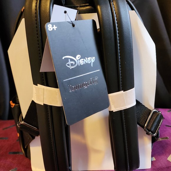 BNWT Stitch Pumpkin Halloween Loungefly Mini Backpack - Picture 4 of 8